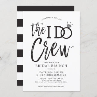 Invitación The I Do Crew | Desayuno de chicas para la novia