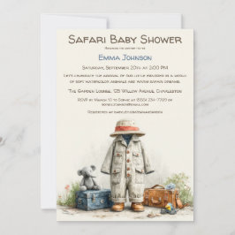 Invitación The Little Explorer | Safari Adventure Baby Shower