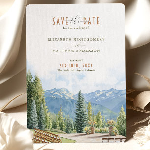 Invitación The Little Nell Aspen Colorado Save the Date