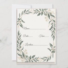 Invitación The Moment Before Forever Romantic Marriage Propos