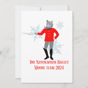 Invitación The Nutcracker - Mouse Team 2024