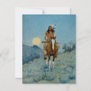 Invitación The Outlier 1909 de Frederic Remington