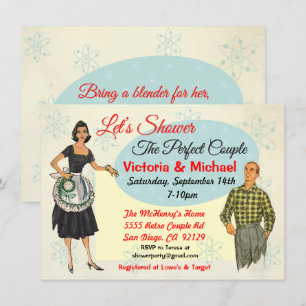 Invitación The Perfect Couple Bridal Couples Shower Invites