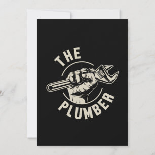 Invitación The Plumber Plumbing Profession Craft Pipe Gift