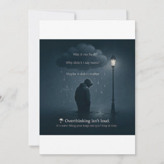 Invitación The Quiet Spiral – Realistic Overthinking Tee