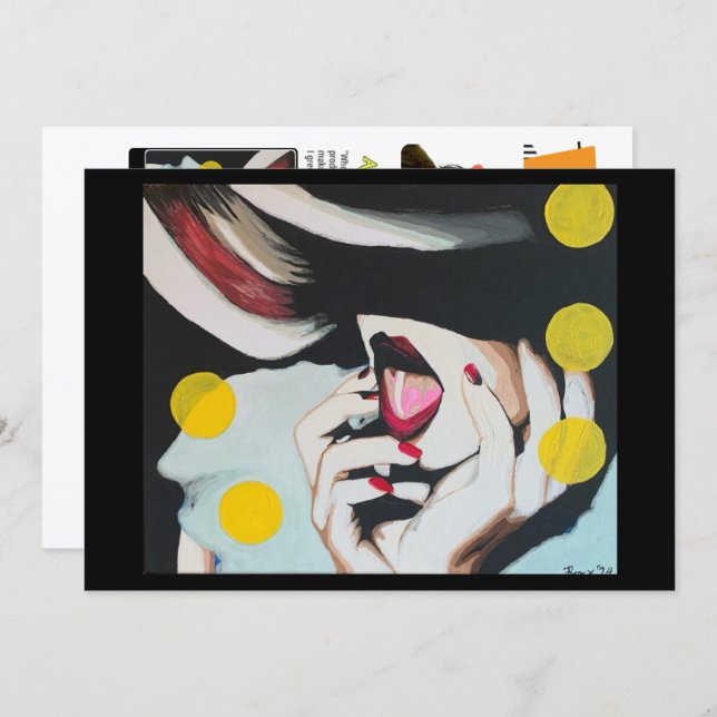 Invitación ‘The Reading of the Will’ Painting on a Small-Scal (Anverso / Reverso)