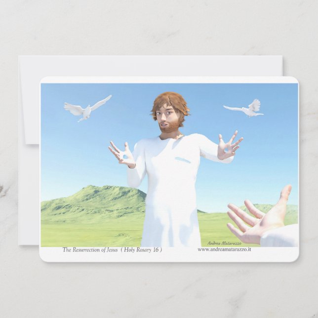 Invitación The Resurrection of Jesus (Anverso)