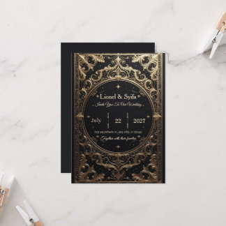 Invitación The Royal Choice: "Royal Baroque Wedding Invitatio