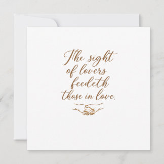 Invitación The Sight of Lovers