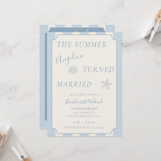 Invitación The Summer She Turned Married Bachelorette Weekend