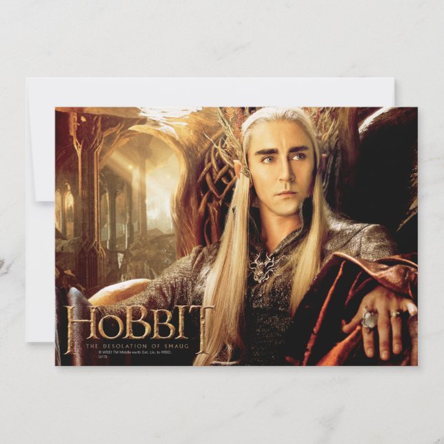 Invitación Thranduil Movie Poster (Anverso)