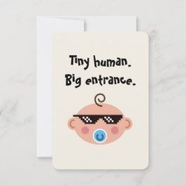 Invitación Thug life baby invitations 