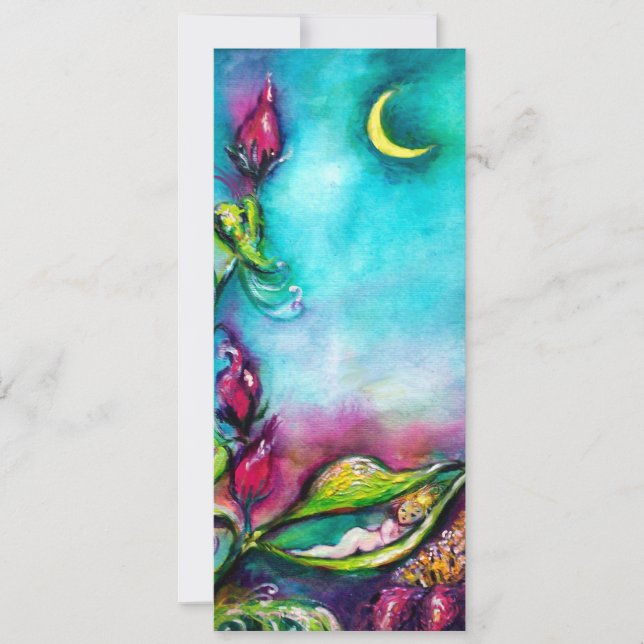 INVITACIÓN THUMBELINA, BABY SHOWER (Anverso)