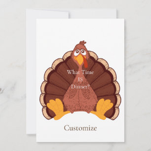 Invitación Thunder_Cove de Acción de Gracias en Turquía