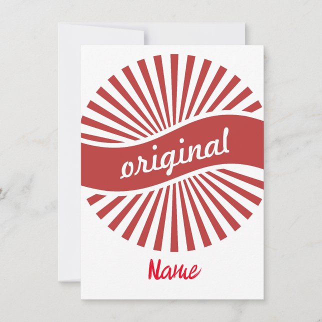 Invitación Thunder_Cove, logotipo de Rótulo original (Anverso)