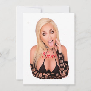 Invitación Thunder_Cove rubio de Flirty