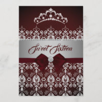 Tiara de diamantes con brillo de Borgona para Swee