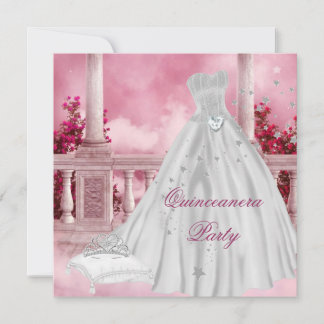 Invitación Tiara de Quinceañera Cumpleaños 15 Fiesta