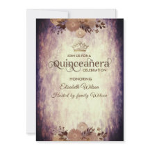 Tiara floral elegante de otoño Quinceañera