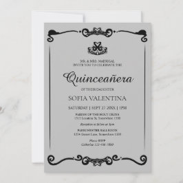 Invitación Tiara Quinceanera