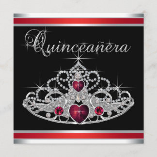 Invitación Tiara Quinceanera