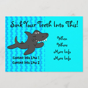 Invitación Tiburón tóxico