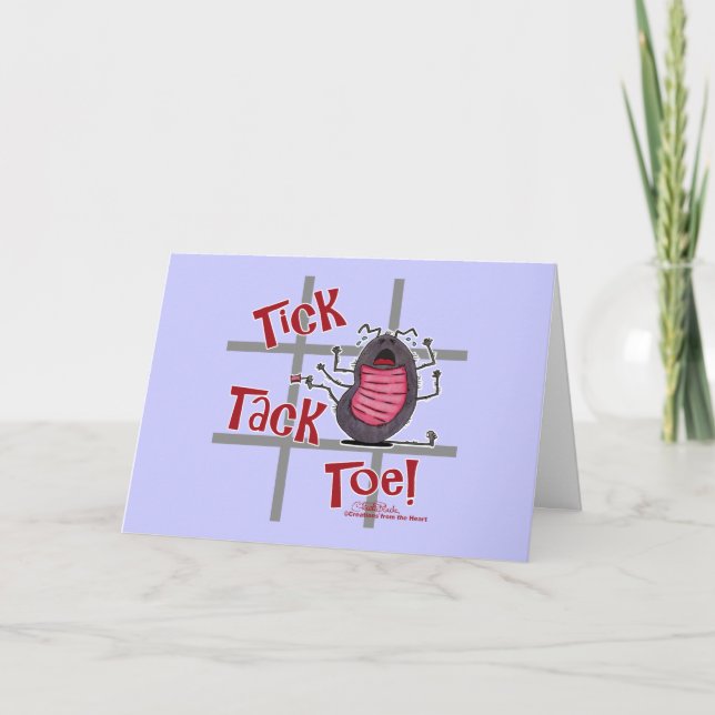 Invitación ¡Tick Tack Toe! (Anverso)