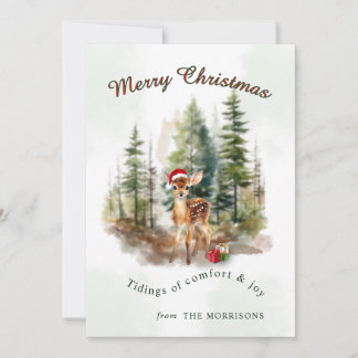 Invitación Tidings of Joy Christmas Greeting Card