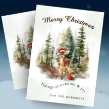 Tidings of Joy Christmas Greeting Card