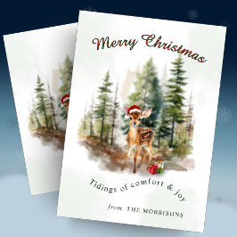 Invitación Tidings of Joy Christmas Greeting Card