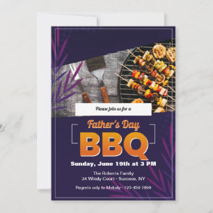 Invitación Tiempo de barbacoa