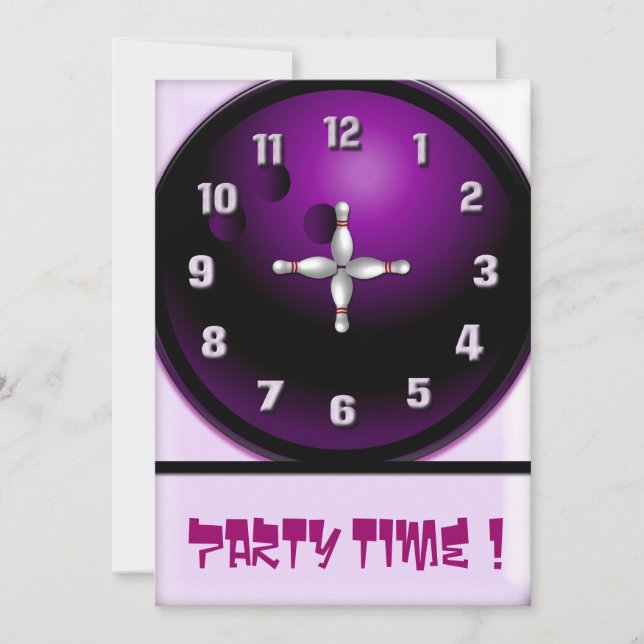 Invitación Tiempo de fiesta (Anverso)