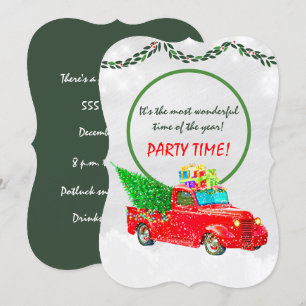Invitación Tiempo de Fiesta de navidades