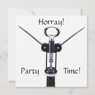 Invitación Tiempo de Fiesta de vino