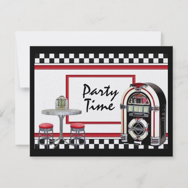 Invitación Tiempo de fiesta - SRF (Anverso)