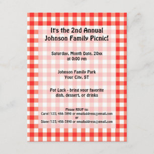 Invitación Tiempo de picnic