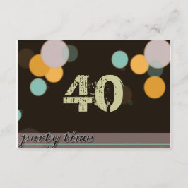 Invitación Tiempo del fiesta