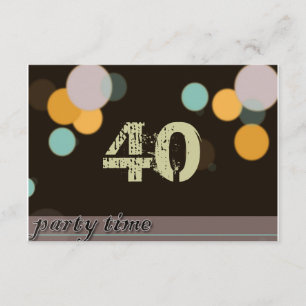 Invitación Tiempo del fiesta