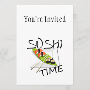 Invitación Tiempo del sushi