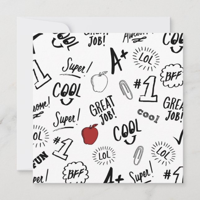 Invitación Tiempo escolar (Anverso)