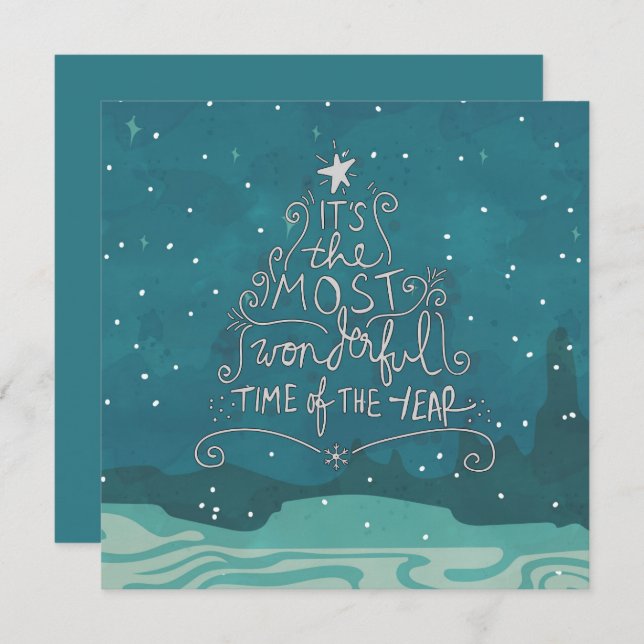 Invitación Tiempo más maravilloso (Anverso / Reverso)