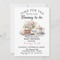 Tiempo Para El Té Baby Shower Floral Tea Time