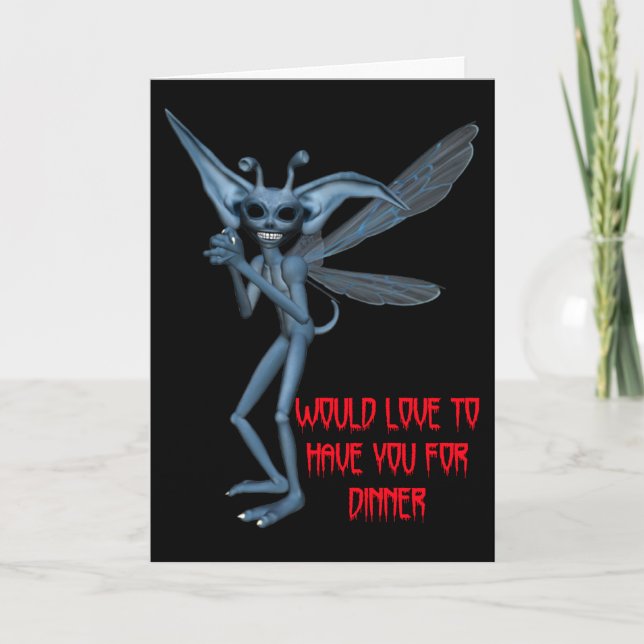 Invitación Tiene usted para el fiesta de Halloween de la cena (Anverso)