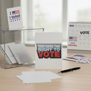 Invitación Tienes Derecho A Votar