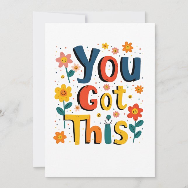 Invitación Tienes Esto Examen De Profesor Día De Prueba Puntu (Anverso)