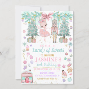 Invitación Tierra de dulces cazadores de heces de plumas de a