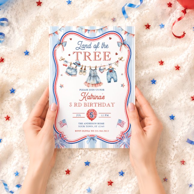 Invitación Tierra de la Tercera Cumpleaños Niña 3 (Subido por el creador)