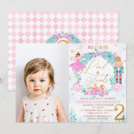 Invitación Tierra de pediculovadores de guirnaldas de dulces