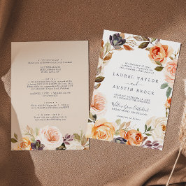 Invitación Tierra Rústica Florece Todo En Un Boda