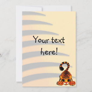 Invitación - Tiggy el tigre